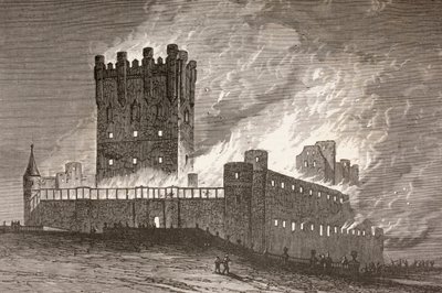 Segovia, Spain: The Fire in the Alcazar on March 6, 1862, from 